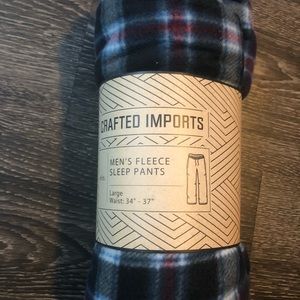 Men’s fleece sleep pants